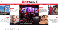 Desktop Screenshot of m.teenvogue.com